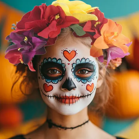 Retro Halloween Künstliche Rose Blume Stirnband Mexikanischen Tag Der Toten Schädel Dekor Kopfschmuck Für Damen Cosplay Party Zubehör