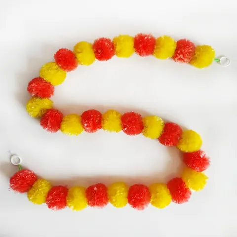 Künstliche Tagetes Blumengirlande Halloween Mexiko Tag Der Toten Indien Diwali Hochzeit Party Dekoration Blumen Hängerebe