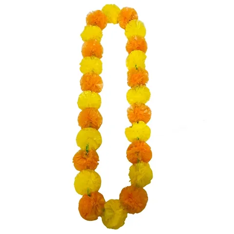 Künstliche Studentenblumen Girlande Blumen Für Tag Der Toten Halloween Dekoration Kunststoff Polyester Flauschige Blumengirlande Für Festival Party Heimdekor