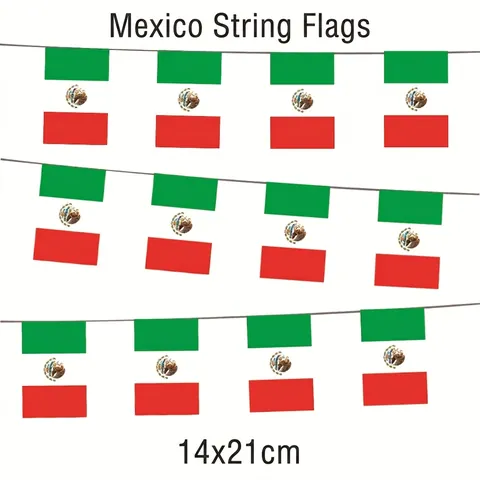 Drapeau du Mexique 2026 Coupe du Monde Support Supporters Bannière Nationale Mexicaine Écharpe Cape Windsock pour Événements de Célébration Sportive de Football