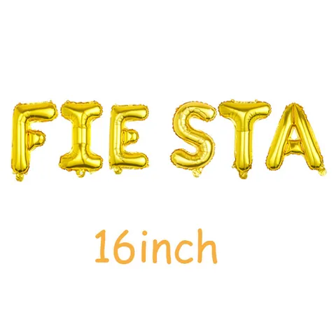 Mexicaans Carnaval Fiesta Feest Folieballonnen Set Taco Sombrero Cactus Avocado Piñata Mexicaanse Vlag Aluminiumfolie Ballonnen Voor Carnaval Decoratie