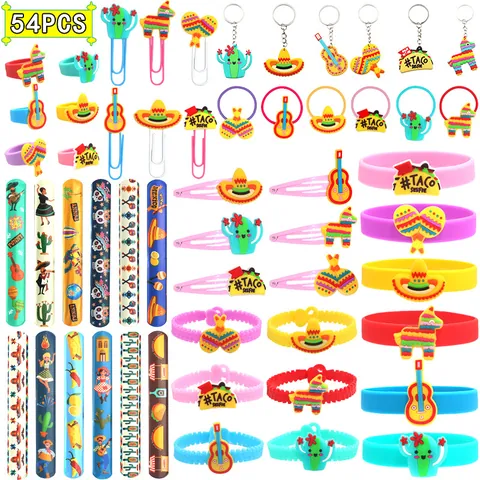 Mexicaanse Fiesta Feestartikelen Assortiment Sombrero Cactus Alpaca Gitaar Taco Thema Decoraties Voor Kinderen Verjaardag Carnaval Cadeau