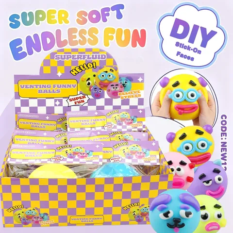 Hond Gezichtsruil Squishy Langzaam Stijgend Speelgoed TPR Zacht Knijpspeelgoed Stressverlichting Grappig Hondencadeau