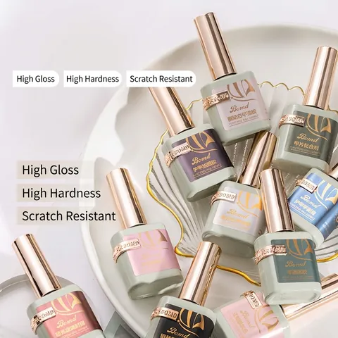 Bomd Professionelle Funktionale Nagel Gel Lack Unterlack Überlack Ohne Abwischen Verstärkungsgel Für Salon Nagelkunst