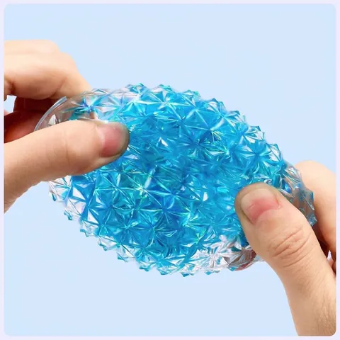Maltose Diamant Squishy Bal Glitter Stressverlichting Speelgoed Langzame Rebound Sensorische Fidget Bal Voor Kinderen Volwassenen Cadeau