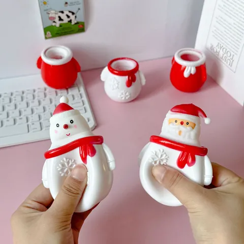 Christmas Santa Claus Snowman Plastic Toys