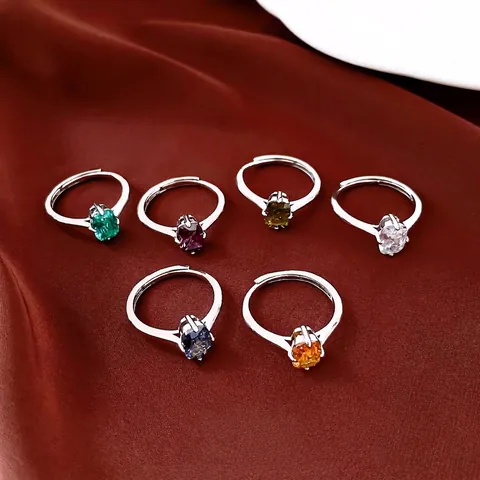Bague en Zircone Ovale Géométrique Simple à la Mode pour Femme Luxe Élégant Cuivre Incrusté de Zircone Bague Ajustable Bijoux de Fête Cadeau
