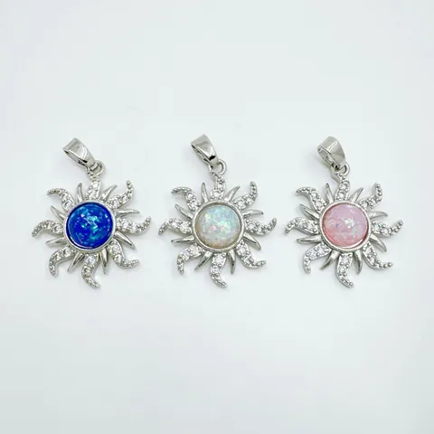 Collier Pendentif Fleur Sunburst Vintage pour Femmes Cuivre Plaqué Or Argent Collier Soleil en Strass Cadeau Bijoux de Mode