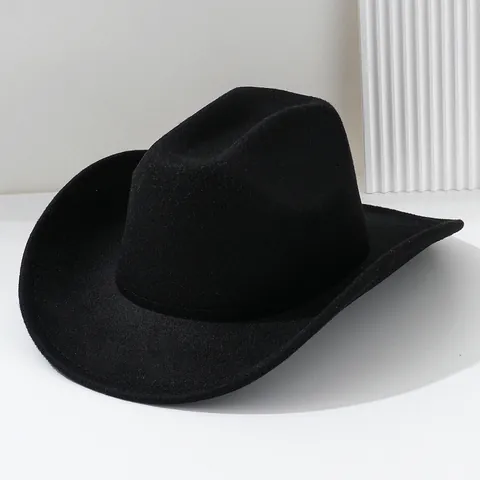 Chapeau De Cowboy En Tissu De Laine Style Printemps Et Été Pour Hommes Et Femmes Chapeau Ethnique À Enrouler Chapeau Pare-soleil Chapeau De Jazz