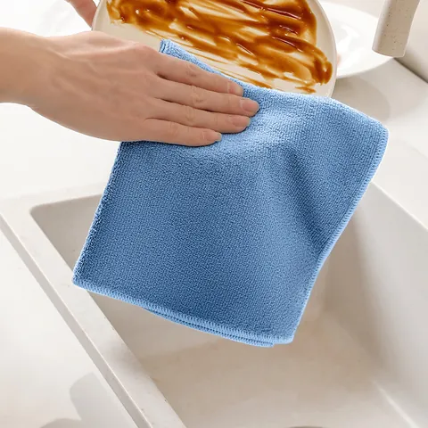 Multifunctionele Microvezel Schoonmaakdoek Zeer Absorberend Oliebestendig Keukendoek Voor Autowassen Huis Polijsten Huishoudelijk Stoffen