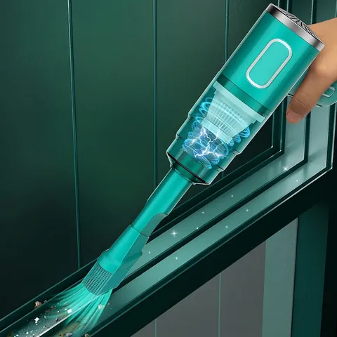 Aspirateur À Main Portable Sans Fil Voiture Maison Petit Mini Haute Aspiration USB Rechargeable Plastique ABS Nouveauté
