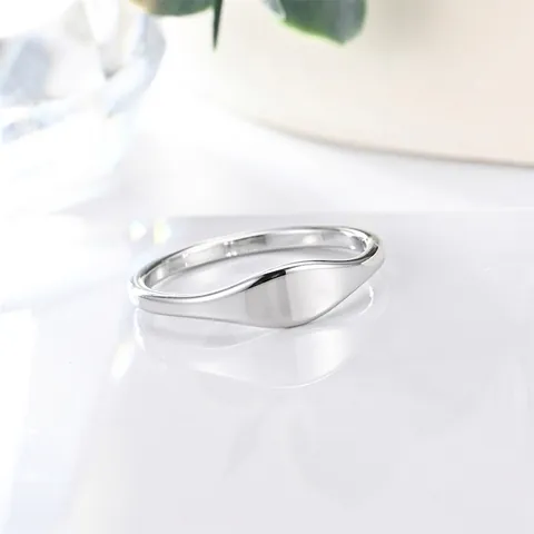 Minimalistischer Titan Titanstahl Ring Damen Herren Mode Glatt Band Geometrisch Unisex Fingerring Schmuck Geschenk