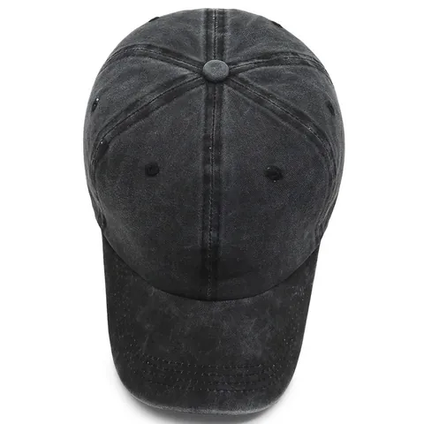 Berretto da Baseball in Cotone Lavato Vintage Regolabile Retrò Distressed Tinta Unita Dad Hat Uomo Donna Casual Tesa Curva