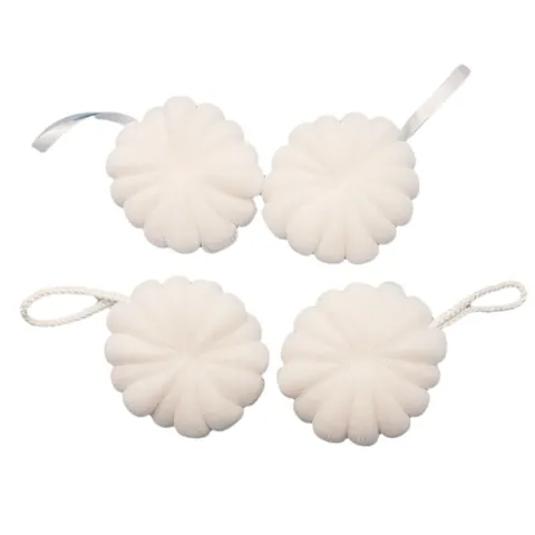 Große Badekugel Feines PE Netz Schleife Hängen Dusche Schwamm Luffa Für Körper Peeling Schäumen Scrubber Heim Badezimmer Zubehör Damen Herren