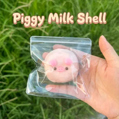 Süßes Rosa Schwein Squishy Spielzeug Weiches TPR Stressabbau Quetschspielzeug Sensorisches Spielzeug Für Kinder Erwachsene Geschenk