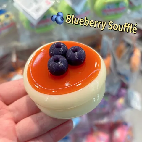 Kawaii TPR Squishy Toy Simulation Souffle Cake Stress Relief Slow Rebound Dessert Sensory Toy For Kids Adults Office Decor