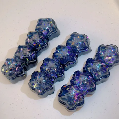 Serie Cielo Stellato Squishy Antistress a Forma di Striscia di Stelle Giocattolo con Paillettes Galassia per Bambini e Adulti Ufficio