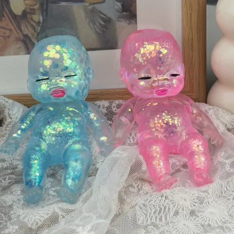 Κούκλα Natasha Squishy Παιδικό Παιχνίδι με Στρας Ζάχαρη Μάλτης Ανακούφιση από το Στρες Παιχνίδι Συμπίεσης για Παιδιά Ενήλικες