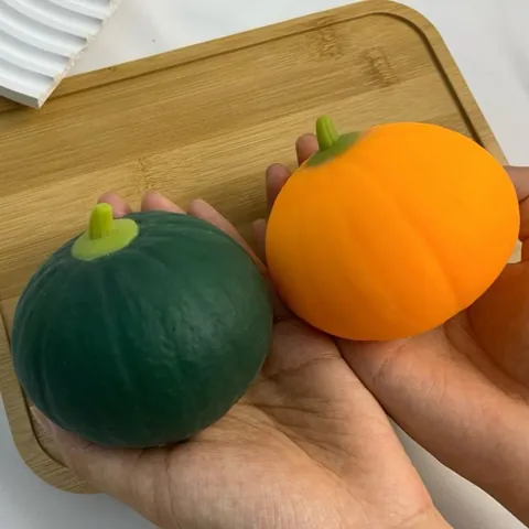 Japanese Style Pumpkin Squishy Toy Slow Rising Stress Relief Decompression Squeeze Toy For Students Kids Decompression Gift