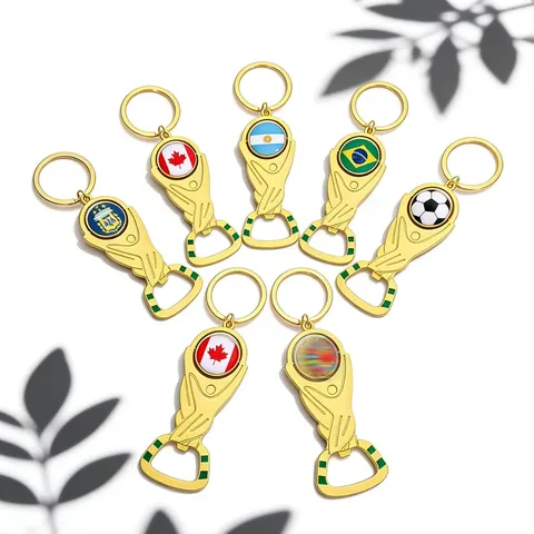 Coupe Du Monde 2026 Aux États-unis Au Canada Et Au Mexique Ouvre-bouteille Trophée Porte-clés Cadeau Pour Les Fans Petit Cadeau Pour La Coupe Du Monde
