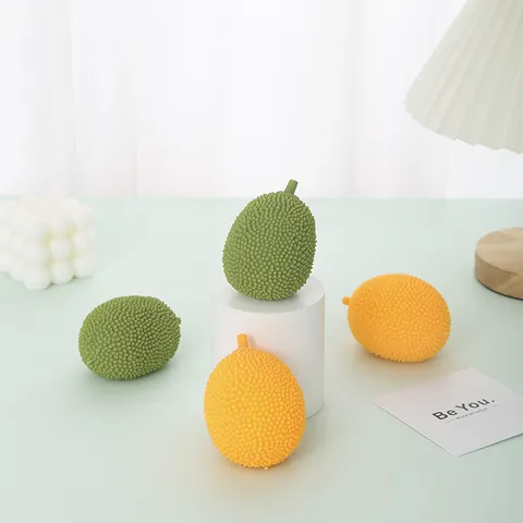 Realistisches Jackfrucht Durian Squishy Spielzeug Stressabbau Sensorisches Quetschspielzeug Für Kinder Erwachsene Büro Schreibtisch Deko Simuliertes Frucht Geschenk