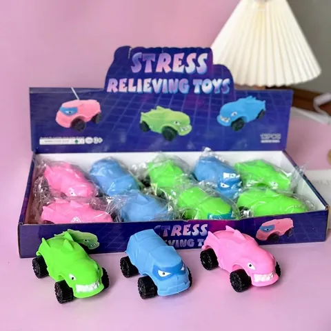 Hai Stressabbau Trägheit Spielzeugauto Sandgefüllt Squishy Cartoon Spielzeugauto Für Kinder Erwachsene Angstabbau Geschenk