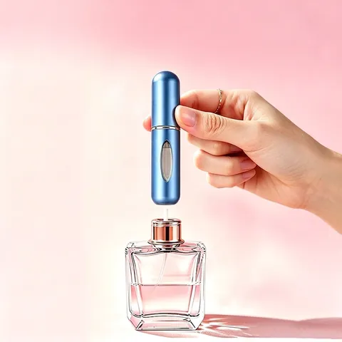 Portable Matte Refillable Perfume Atomizer Travel Mini Spray Bottle Bottom Fill Aluminum Scent Pump Case For Women Men