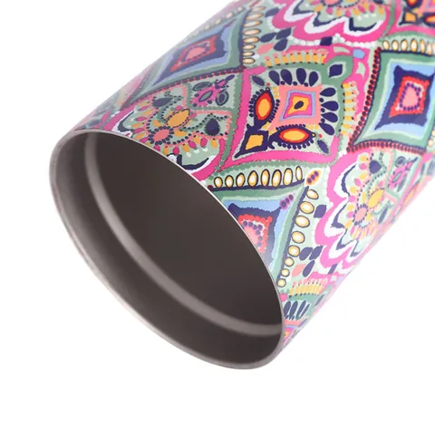 Tazza Isolata in Acciaio Inossidabile 304 con Motivo Creativo Tazza da Caffè per Auto Con Coperchio a Cannuccia Borraccia Termica Portatile Regalo Aziendale Tazza da Viaggio per Uomo Donna