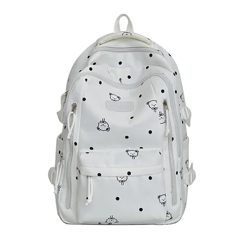 Men Casual Backpack Oxford Cloth Water Resistant Large Capacity Travel Laptop Bag Breathable Streetwear