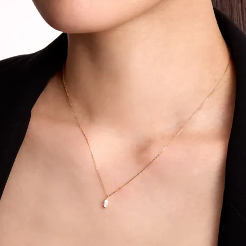 Stainless Steel Rhinestone Pendant Necklace Luxury Gold Plated Geometric Baguette Cut Locker Tassel Choker For Women Individualistic Jewelry