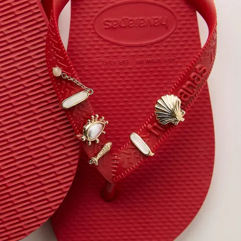 Summer Ocean Style Shell Fish Copper Metal Shoe Charms Artificial Pearl DIY Fashion Jewelry For Flip Flops Sandals Women Accessories