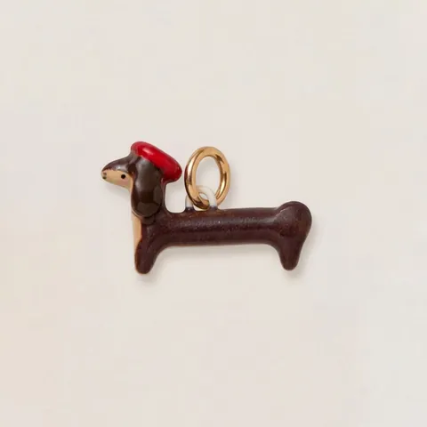 Bassotto Cane Ciondolo DIY Gioielli Creazione Accessori Acciaio Inossidabile Rame Chiusura a Moschettone O-Ring Set di Strumenti Per Collana Bracciale Scarpe Charms