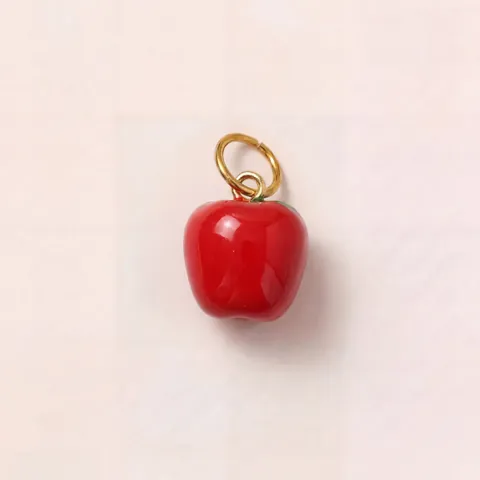 Cute Mini Food Fruit Stainless Steel Shoe Charms Persimmon Apple Cake Cup Shape DIY Jewelry Accessories For Women