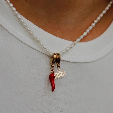 Κολιέ με Μενταγιόν DIY από Ανοξείδωτο Ατσάλι 18K Επιχρυσωμένο Σμάλτο Κεράσι Σκύλος Μπαλόνι Κοχύλι Αστερίας Γυναικεία Κοσμήματα