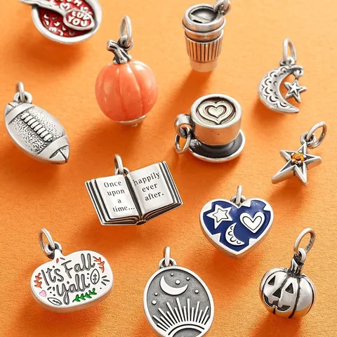 Stainless Steel Halloween Christmas DIY Charms Pumpkin Santa Claus Snowman Christmas Tree Coffee Cup Pendants For Jewelry Making