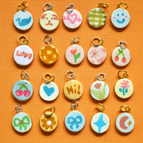 Edelstahl Emaille Anhänger Halskette Bunte Herz Blume Stern Mond Schmetterling Schleife Mode Schmuck Für Damen