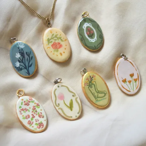 Edelstahl Emaille Anhänger Halskette Bunte Herz Blume Stern Mond Schmetterling Schleife Mode Schmuck Für Damen