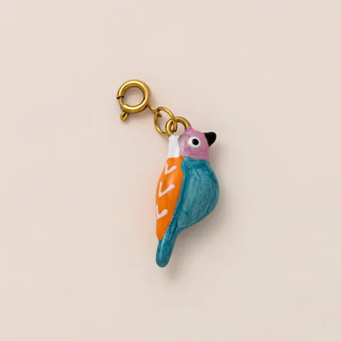 Stainless Steel Animal DIY Charms 18K Gold Plated Enamel Shoe Buckles For Jewelry Making Bear Parrot Cat Penguin Pendants Accessories