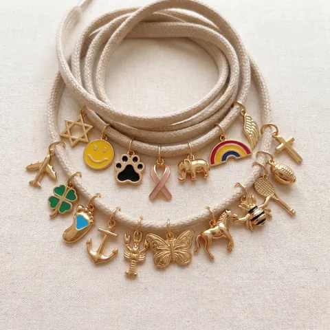 Stainless Steel Colorful Enamel Charms For Jewelry Making DIY Bracelet Necklace Pendants Butterfly Star Cross Airplane Rugby Smile Accessories
