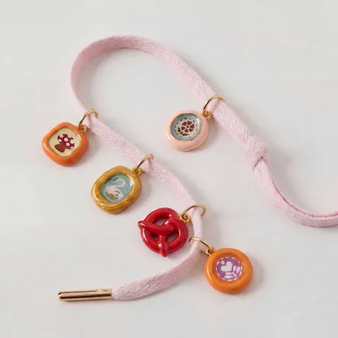 Stainless Steel Colorful DIY Shoe Charms Dopamine Enamel Pendants Gold Plated Animal Flower Mushroom Jewelry Making Accessories