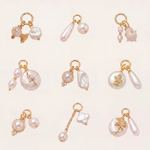 Elegante Collana Con Ciondolo in Rame e Perla Artificiale Lusso Leggero Strass Gioiello Per Donna Appuntamento Festa Quotidiano