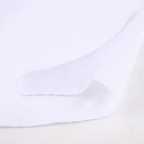 Men French Cuff Dress Shirt Long Sleeve Business Formal Top With Cufflinks Professional Solid White Shirt Plus Size