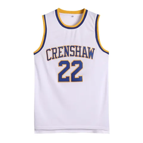 Men Retro Basketball Jersey Movie Inspired McCall Crenshaw 22 Embroidered Hip Hop Mesh Breathable Athletic Sports Top