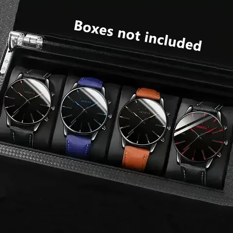 Ανδρικό Επαγγελματικό Ρολόι Quartz Ατσάλινο Μπρασελέ Καθρέφτης Γυαλιού Μπλε Φωτός Διακοσμητικό Καντράν Τριών Οφθαλμών Συλλογή Ρολογιών