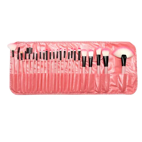 Professional Makeup Brush Collection Synthetic Fiber Cosmetic Tools With Portable Storage Pouch For Foundation Eyeshadow Application