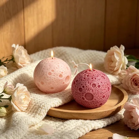 3D Moon And Earth Silicone Mold DIY Handmade Aroma Candle Soap Plaster Making Tool Reusable Flexible Soft
