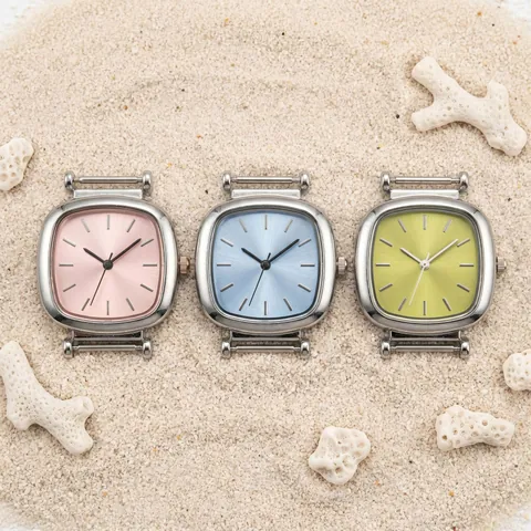 Fashion Women Quartz Watch Square Alloy Case Stainless Steel Mesh Band Sunray Dial Minimalist Square Wristwatch For Ladies