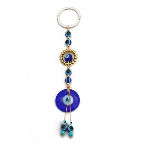 Turkish Blue Evil Eye Nazar Glass Amulet Pendant Islamic Ethnic Style Protection Mascot Wall Decor Car Hanging Ornament