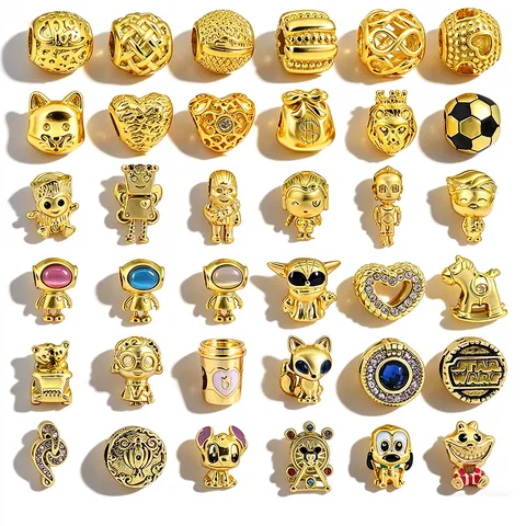 Ciondolo in Acciaio Inossidabile con Zircone Forma Geometrica Tonda a Goccia per Creazione Gioielli Fai-da-te Donna Accessori