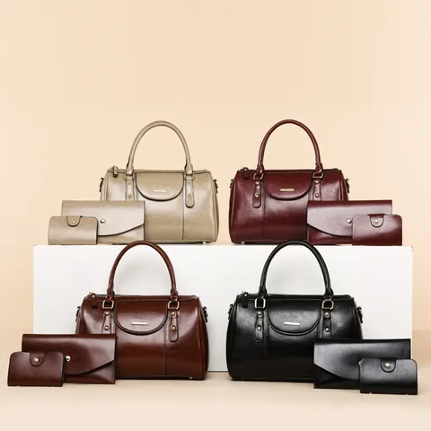 Women Canvas Stripe Tote Bag Large Capacity Shoulder Bag With Small Pouch Two Piece Set Casual Fashion Woven Hobo Bag